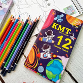 مداد رنگی kmt جعبه فلزی ۱۲ رنگ