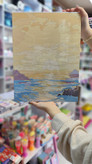 نقاشی آبرنگی بوم 30*40